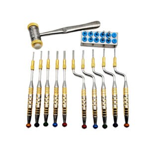 Osteotomes Straight and Bent with Convex & Concave Set of 21