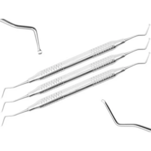 Dental Excavator Double Ended 1.5mm & 2mm Set of 3 Restorative Endodontic