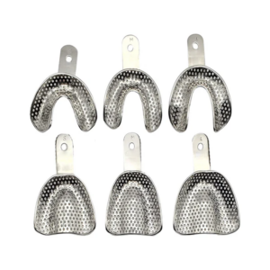 Edentulous Dental Impression Trays Set of 6