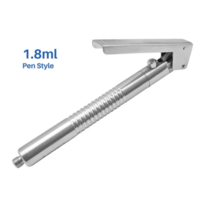 Intraligamental Syringe Chrome Pen Style 1.8ml Stainless Steel Dental Implant Aspiring Syringe