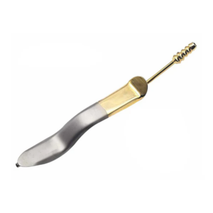 Minnesota Cheek Retractor with Suction Gold Plated Surgical Dental Instruments