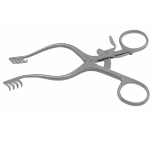 MOLLISON RETRACTOR 4X4 TEETH SHARP 13mm BLADES 6