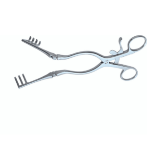 WEITLANER RETRACTOR HINGED BLADES BLUNT 8"