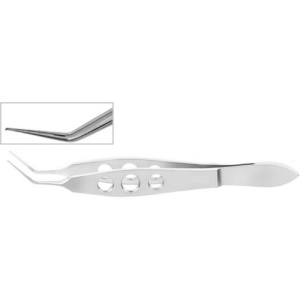 Akahoshi Capsulorhexis Forceps with Laser Line, 6 marks, 1.8mm incision